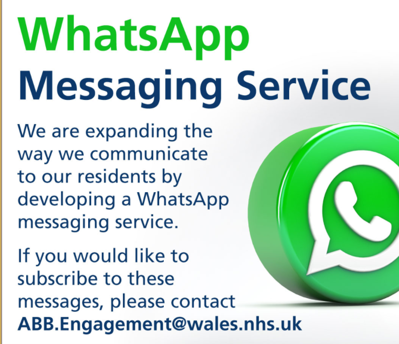 The Health Board will be launching a WhatsApp Messaging service to engage with residents across Gwent.