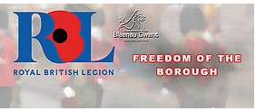 Freedom of the County Borough awarded to the Royal British Legion