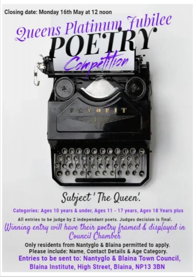 Queens Platinum Jubilee Poetry Competition