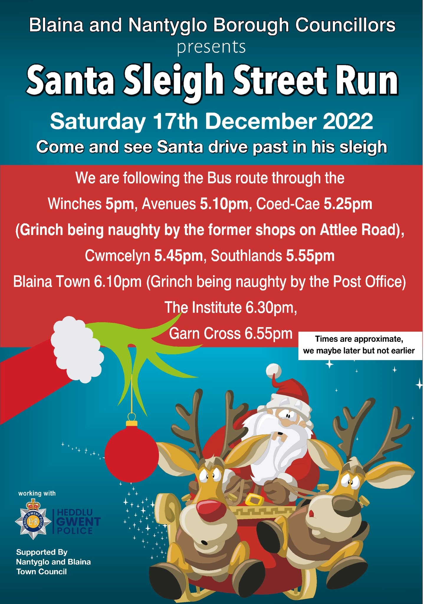 Santa Sleigh Street Run