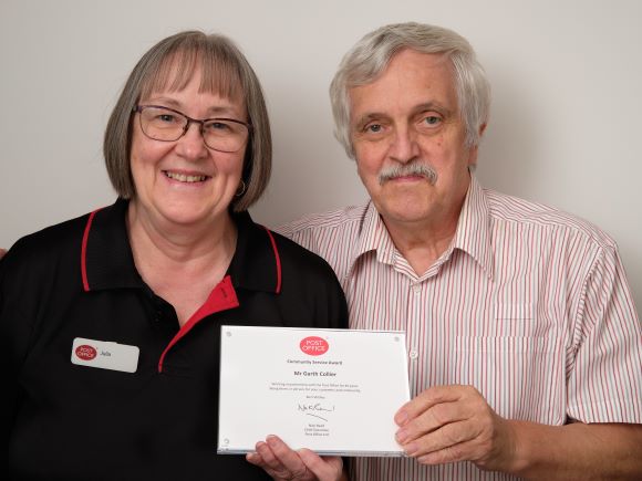 BLAINA POSTMASTER SOON TO RETIRE AFTER 41 YEARS’ OF POST OFFICE SERVICE 