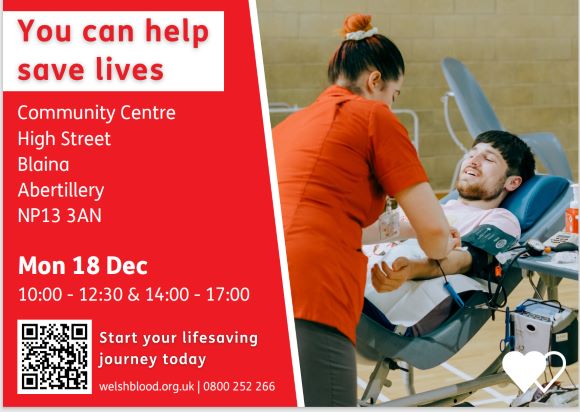 Welsh Blood Service Donation