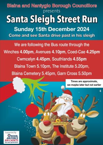 Santa Sleigh Street Run