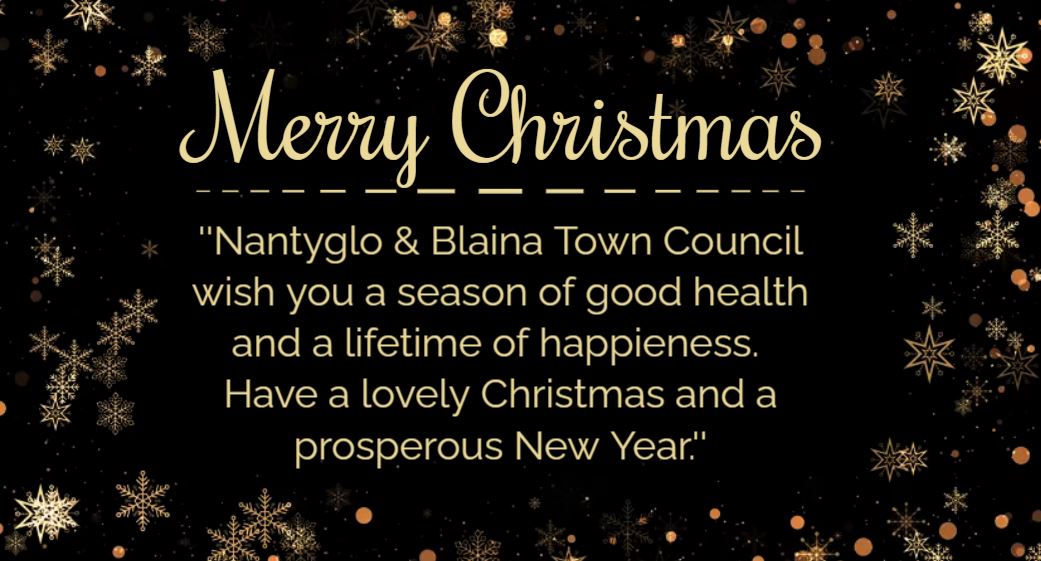 Merry Christmas to all our residents and friends of Nantyglo & Blaina